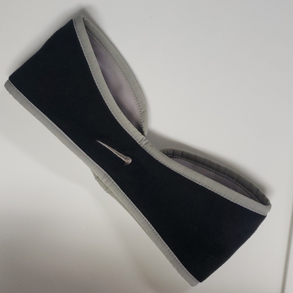 Nike Fleece Reversible Jogging Running Headband